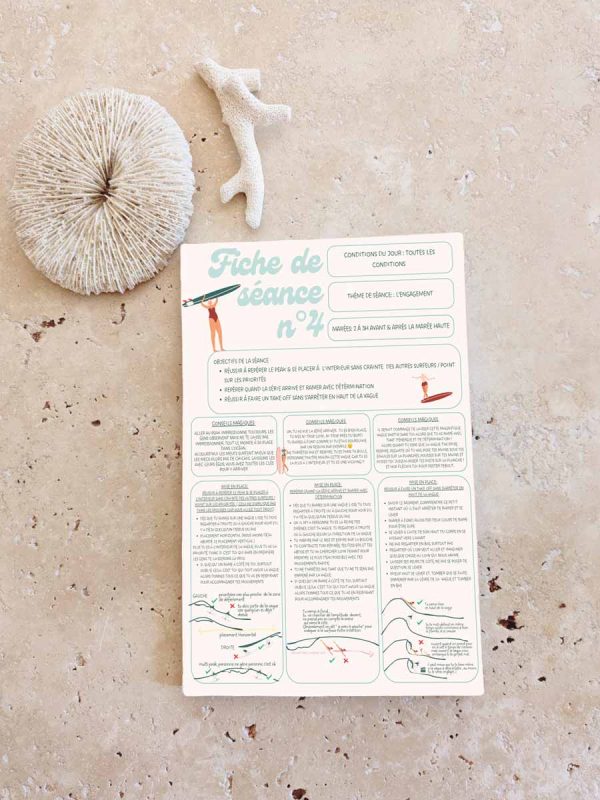 Le cycle de 5 séances petites fiches cartonnées